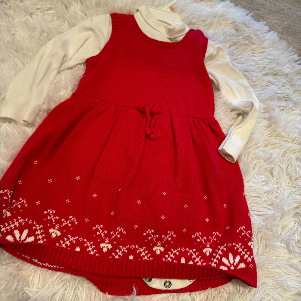 Red Carters Jumper & Turtleneck